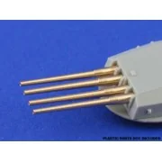 Set of 8 pcs 380 mm long barrels for ships Richelieu, Jean Bart, 1/...