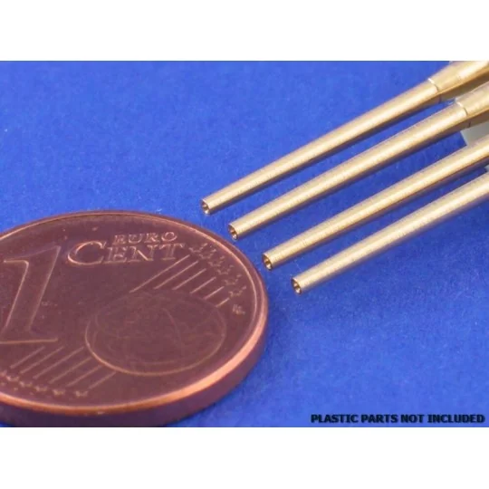 Set of 8 pcs 380 mm long barrels for ships Richelieu, Jean Bart, 1/...