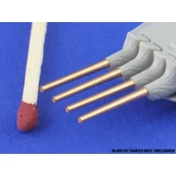 Set of 8 pcs 380 mm short barrels for ships Richelieu, Jean Bart, 1...