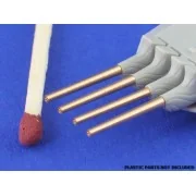 Set of 8 pcs 380 mm short barrels for ships Richelieu,Jean Bart - A...