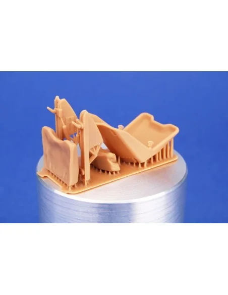 Fw190A Seat and Side Section Back Armour (w/o harness) for Revell, ...