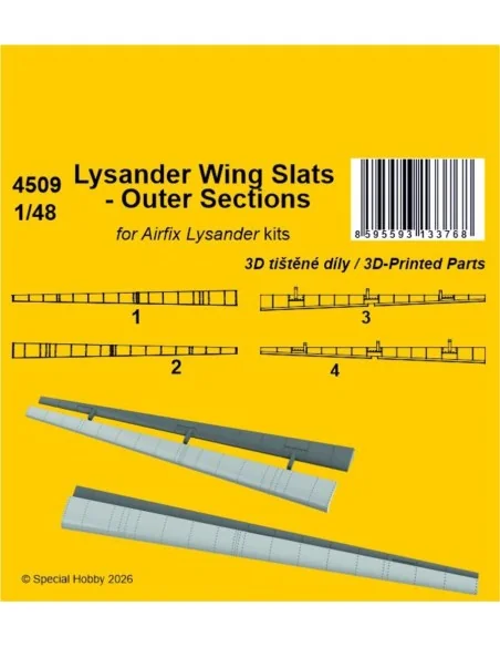 Lysander Wing Slats - Outer Sections for Airfix, 1/48 - CMK 129-4509
