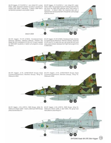 [NO_DESC] SAAB SK-37E Stör-Viggen 'Electronic Warfare Agressor', 1/...