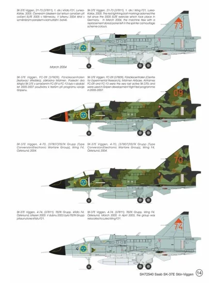 [NO_DESC] SAAB SK-37E Stör-Viggen 'Electronic Warfare Agressor', 1/...
