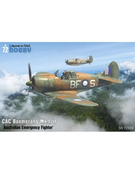 CAC Boomerang Mk.I/II 'Australian Emergency Fighter', 1/72 - Specia...