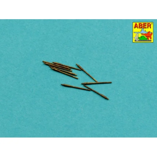 Set of 9 pcs 152 mm barrels for ships Richelieu, Jean Bart, 1/700 -...