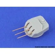 Set of 9 pcs 152 mm barrels for ships Richelieu, Jean Bart, 1/700 -...