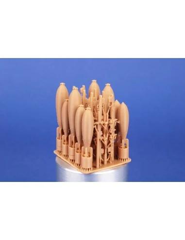 HP.52 Hampden B.Mk.I - Fuselage Bomb Bay Ordnance Set for ICM, 1/48...