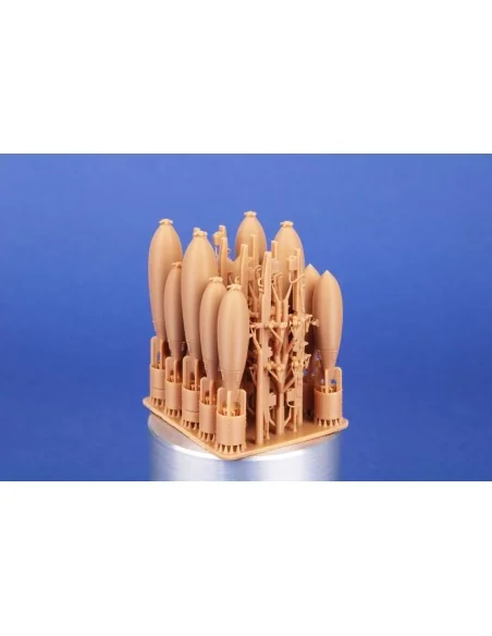 HP.52 Hampden B.Mk.I - Fuselage Bomb Bay Ordnance Set for ICM, 1/48...