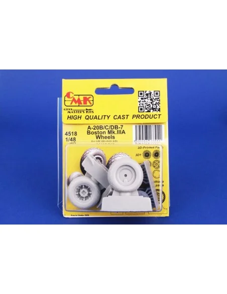 A-20B/C/DB-7 Boston Mk.III Wheels for HK Models, 1/48 - CMK 129-4518