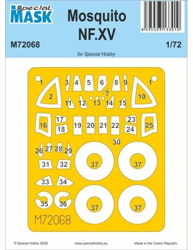 Mosquito NF Mk.XV, 1/72 - Special Hobby 100-M72068