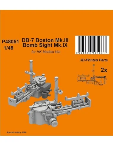 DB-7 Boston Mk.III Bomb Sight Mk.IX for HK Models, 1/48 - CMK 129-P...