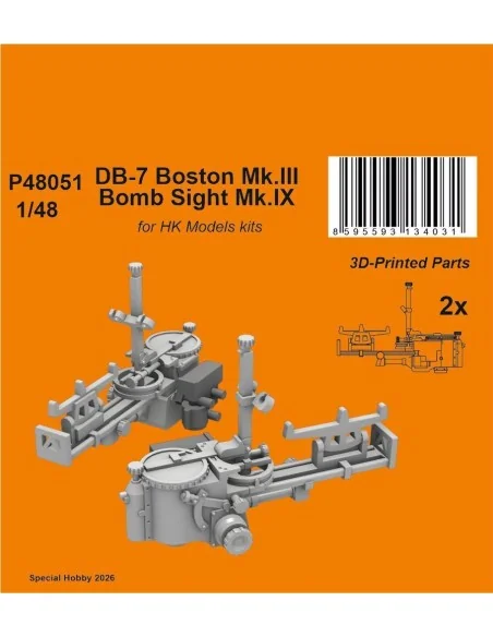 DB-7 Boston Mk.III Bomb Sight Mk.IX for HK Models, 1/48 - CMK 129-P...