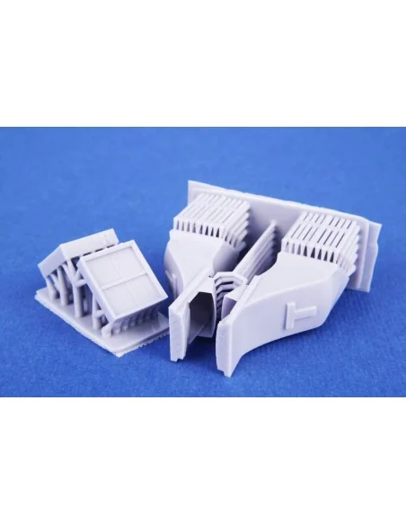 P-47D/M Intercooler Channel Correction Set for Tamiya, 1/48 - CMK 1...