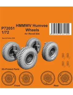 HMMWV Humvee Wheels for Revell, 1/72 - CMK 129-P72051