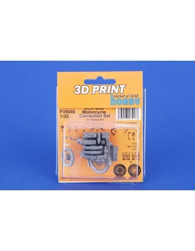 BSA M20 Motorcycle Correction Set for Tamiya, 1/35 - CMK 129-P35046