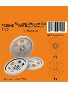Raupenschlepper Ost RSO Road Wheels for Miniart, 1/35 - CMK 129-P35048