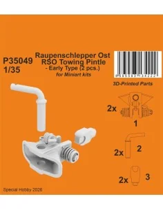 [NO_DESC] Raupenschlepper Ost RSO Towing Pintle - Early Type (2 pcs...