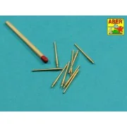 Set of 9 pcs 460 mm barrels for ships Richelieu, Jean Bart, 1/700 -...