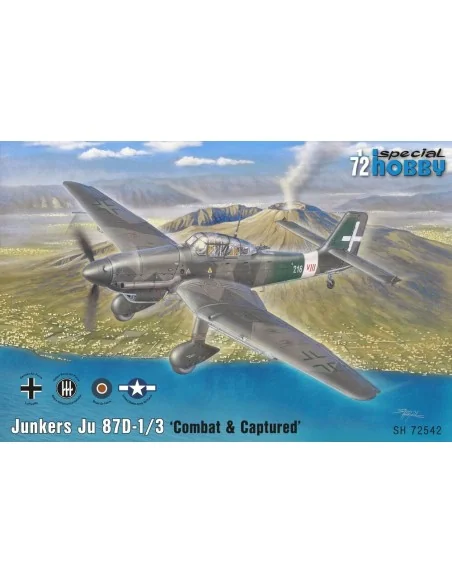 Junkers Ju 87D-1/3 'Combat & Captured', 1/72 - Special Hobby 100-SH...