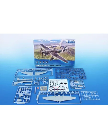 Junkers Ju 87D-1/3 'Combat & Captured', 1/72 - Special Hobby 100-SH...