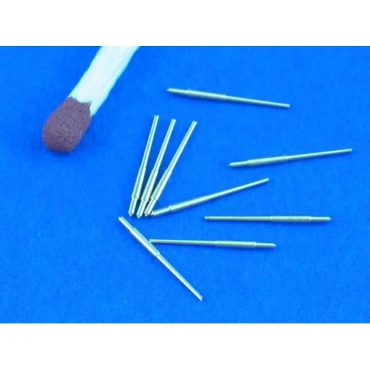 Set of 12 pcs 155 mm barrels for ships Yamato,Musashi - Aber Models...