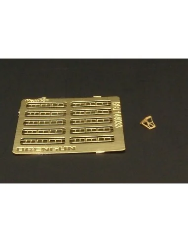 Luftwaffe wheel chocks (10pcs), 1/144 - Brengun BRL144033