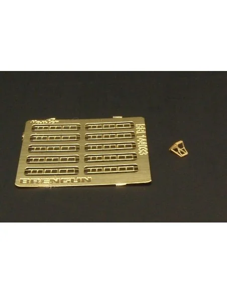 Luftwaffe wheel chocks (10pcs), 1/144 - Brengun BRL144033