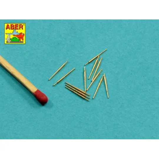 Set of 12 pcs 155 mm barrels for ships Yamato, Musashi, 1/700 - Abe...
