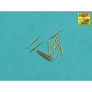 Set of 12 pcs 155 mm barrels for ships Yamato,Musashi - Aber Models...