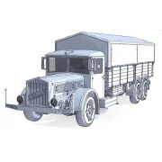 Vomag 8 LR LKW WWII German Heavy Truck - Roden 822
