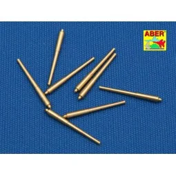 Set of 8 pcs 381mm long barrels for turrets without antiblast cover...