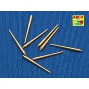 Set of 8 pcs 381mm long barrels for turrets without antiblast cover...