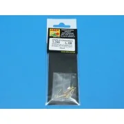 Set of 8 pcs 381mm long barrels for turrets without antiblast cover...