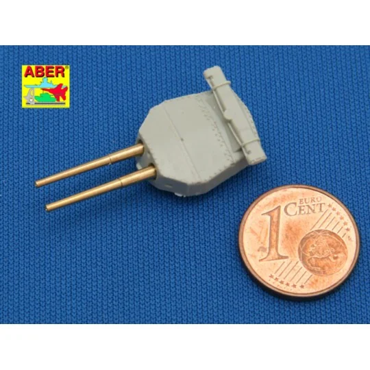 Set of 8 pcs 381mm long barrels for turrets without antiblast cover...