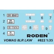 Vomag 8 LR LKW WWII German Heavy Truck - Roden 822