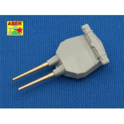 Set of 8 pcs 381mm short barrels for turrets with antiblast covers ...