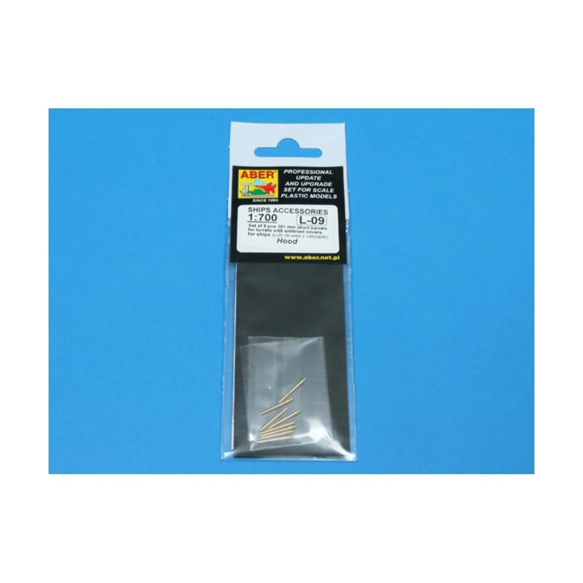 Set of 8 pcs 381mm short barrels for turrets with antiblast covers ...