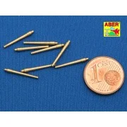 Set of 8 pcs 381mm short barrels for turrets with antiblast covers ...