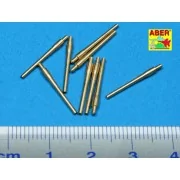 9 pcs 406 mm short barrels for North Carolina, 1/700 - Aber Models ...