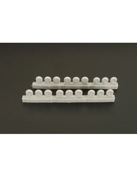 Spitfire wheels set (3 types of tires and spokes), 1/144 - Brengun ...