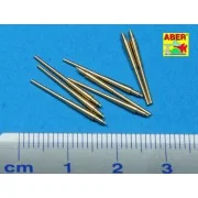 8 pcs 380 mm barrels for Bismarck - Aber Models RE-700 L14
