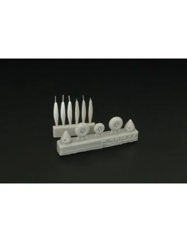 [NO_DESC] P-38 Wheels -proppelers (Fujimi kit), 1/144 - Brengun BRL...