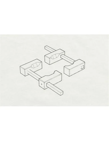 WWII USN Wheel chocks, 1/144 - Brengun BRL144147
