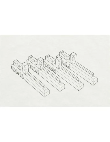 WWII USN Wheel chocks, 1/144 - Brengun BRL144147