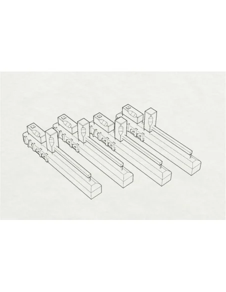 WWII USN Wheel chocks, 1/144 - Brengun BRL144147