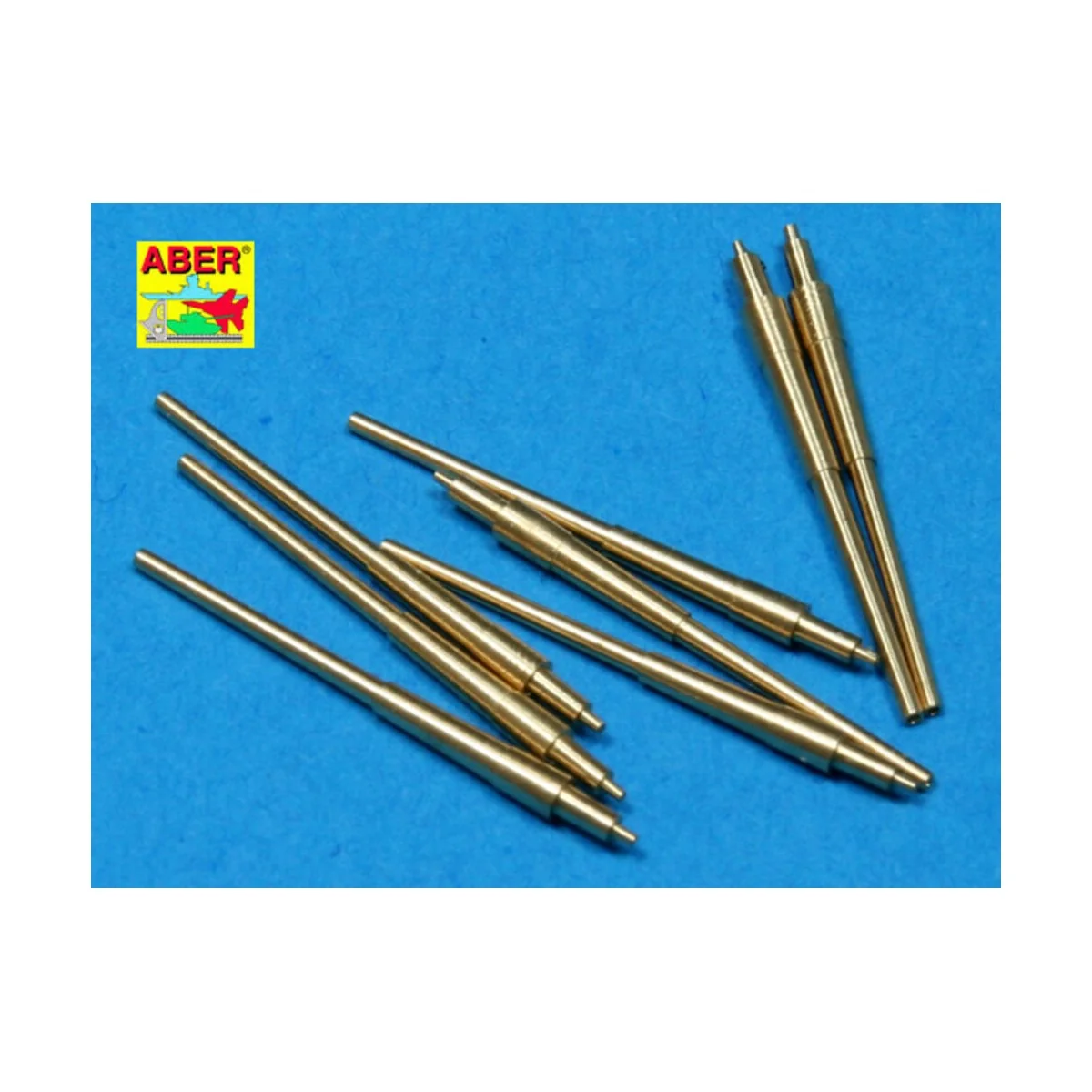 8 pcs 380 mm barrels for Bismarck - Aber Models RE-700 L14