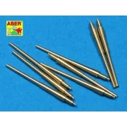 8 pcs 380 mm barrels for Bismarck, 1/700 - Aber Models RE-700 L14 8 pcs 380 mm barrels for Bismarck, 1/700 - Aber Models RE-700 L14