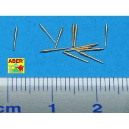 12 pcs 150 mm barrels for Bismarck, 1/700 - Aber Models RE-700 L15