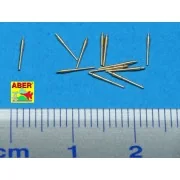 12 pcs 150 mm barrels for Bismarck, 1/700 - Aber Models RE-700 L15 12 pcs 150 mm barrels for Bismarck, 1/700 - Aber Models RE-700 L15
